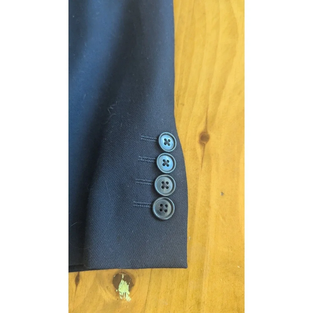Croft & Barrow Mens Blazer Classic Fit 44L Long‎ Black Business Casual